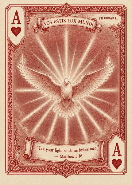 Ace of Hearts — the Holy Spirit