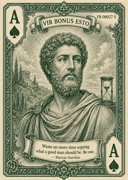 Ace of Spades — Marcus Aurelius